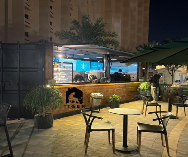 تصميم كونتينر مطعم