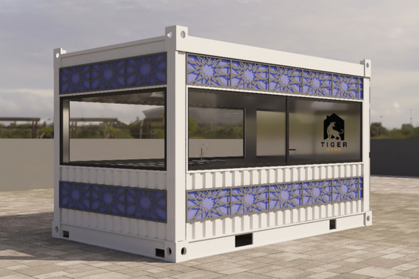 تصميم كونتينر مطعم