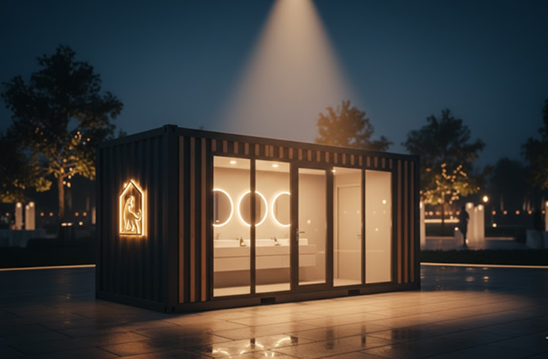 دورات مياة متنقلة